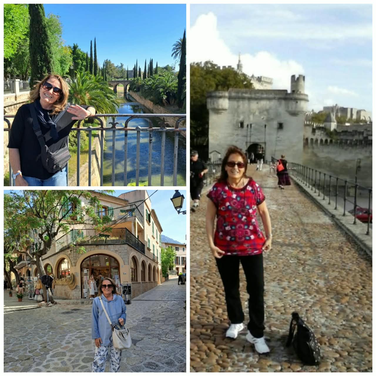 Mariana, clienta de Diamond Travel Services, durante uno de sus viajes por Europa